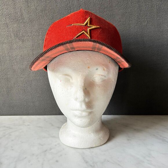 Houston Astros MLB Cap 35 Year Corduroy New Era 9FORTY - Snapback One Size Hat - Picture 2 of 11